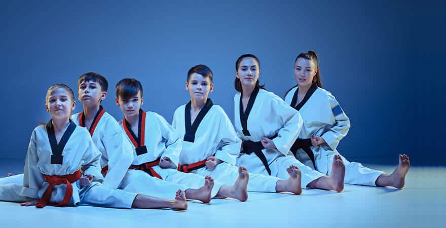 Martial Arts Lessons for Kids in Naperville IL - Kids Group Splits
